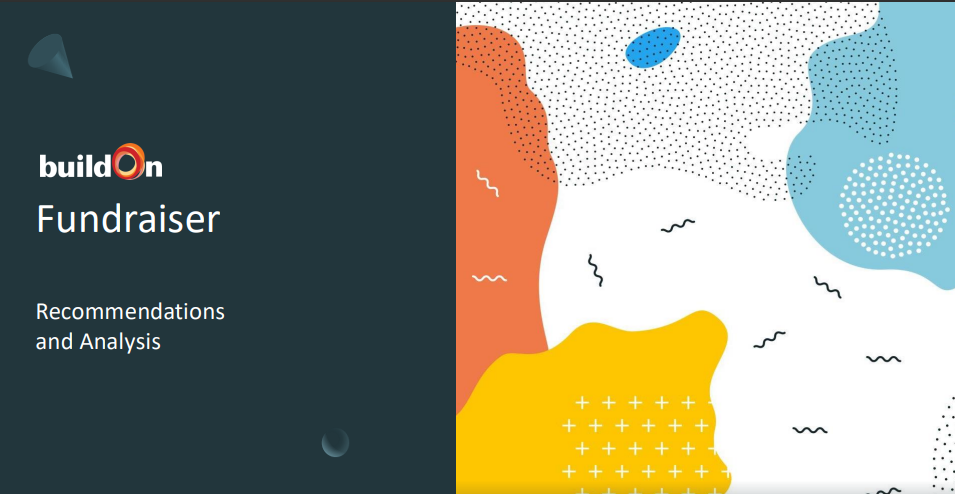 BuildOn fundraiser first slide preview